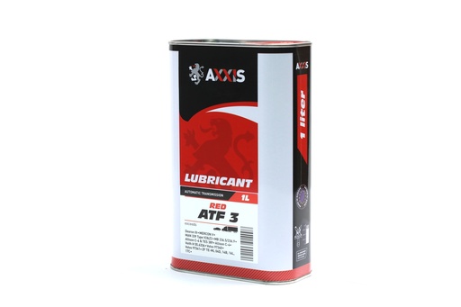 [AX-2068] Олива трансміс.(червоне) AXXIS ATF 3 (Каністра 1л)