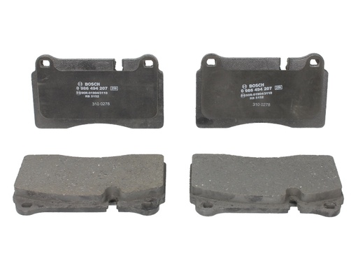 [0 986 494 207] Колодки гальмівні (передні) VW Touareg 2.5-4.2 TDI/FSI 02- (Brembo)