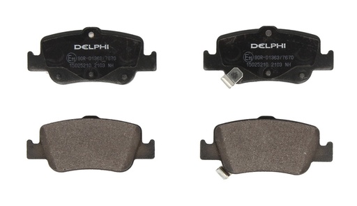 [LP2103] Комплект гальмівних колодок задн , TOYOTA AURIS, COROLLA, VERSO 1.2-2.2D 10.06-08.19