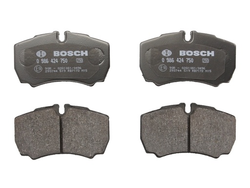 [0 986 424 750] Колодки гальмівні (задні) Iveco Daily III-VI 99- (Brembo)
