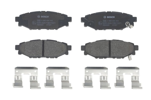 [0 986 494 444] Колодки тормозные (задние) Subaru Forester/Impreza 08-/Legacy 03-14/Outback 03-/Toyota GT 12-