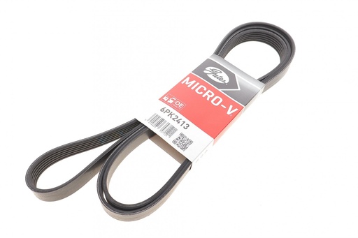 [6PK2413] Ремінь генератора Audi A4/A5/A6 3.0 TDI/3.2 FSI 05-/MB E-class (W124/S124) 2.8-3.0T 93-96 M104/M103