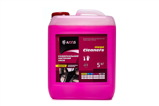[ax-737-5L] Средство для химчистки салона Mega cleaners AXXIS (канистра 5л)