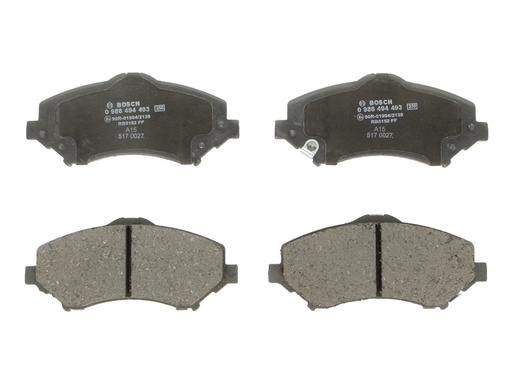 [0 986 494 493] Колодки гальмівні (передні) Chrysler Grand Voyager V 07-/Dodge Caravan 08-/VW Routan 08-13