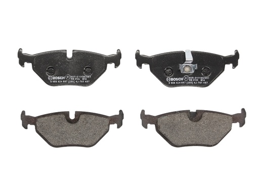 [0 986 424 667] Колодки тормозные (задние) BMW 3 (E36/E46) 90-06/Z4 (E85) 02-09/Rover 75 99-05/Saab 9-5 97-09