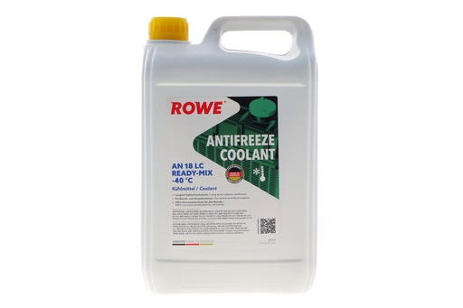 [21177-0050-99] Антифриз (зелений) 5L HIGHTEC ANTIFREEZE COOLANT AN 18 LC READY-MIX (-40°C)