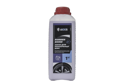[ax-736-RS1] Средство для консервации шин матовый эффект RUBBER SHINE AXXIS (канистра 1 л)