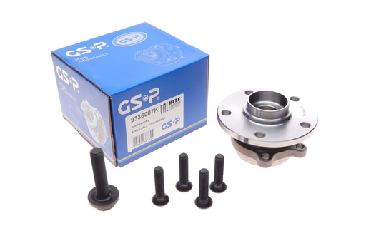 [9336007K] Підшипник маточини (передньої) VW Caddy III/Golf 03-/Skoda Octavia 04-13 (+ABS)