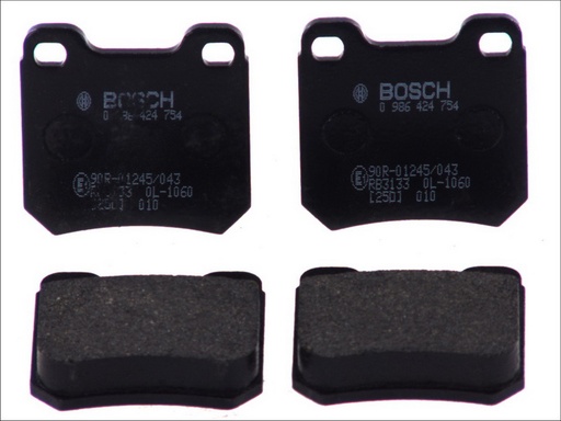 [0 986 424 754] Колодки гальмівні (задні) Opel Omega A/B 86-03/Vectra B 95-03/Senator A/B 84-93
