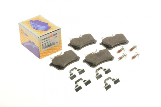 [369 8020] Колодки гальмівні (задні) VW Caddy III 04-/Peugeot 308 07-/Citroen C4 04- (87.6x52.9x15.2)
