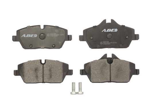 [C1B023ABE] Комплект тормозных колодок передн, BMW 1 (E81), 1 (E82), 1 (E87), 1 (E88), 2 (F45) DACIA DOKKER MINI (F55), (F56), (F57), (R50, R53), (R56), (R57), (R58), (R59) 1.2-Electric 06.04-