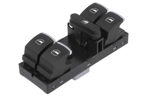 [K01W052AKN] Кнопка стеклоподъемника передняя Лев VW AMAROK, CC B7, GOLF PLUS V, GOLF VI, JETTA IV, PASSAT ALLTRACK B7, PASSAT B7, TIGUAN, TOURAN 1.2-3.6 01.05-