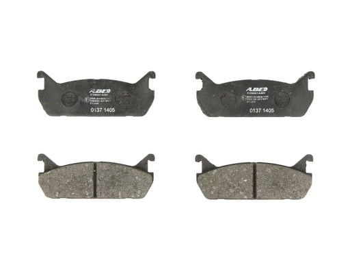 [C26001ABE] Комплект тормозных колодок задн, DAIHATSU APPLAUSE I, APPLAUSE II MAZDA 323 C IV, 323 F IV, 323 P V, 323 S IV, 323 S VI, 6, MX-5 I, MX-5 II SUZUKI BALENO 1.3-2.3 06.89-10.05