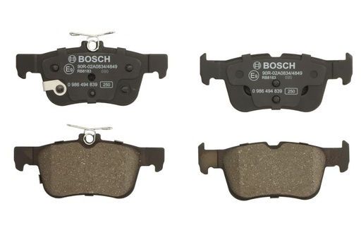 [0 986 494 839] Колодки гальмівні (задні) Ford Mondeo/Galaxy/Kuga 12-/Ford USA Fusion/Escape 05-