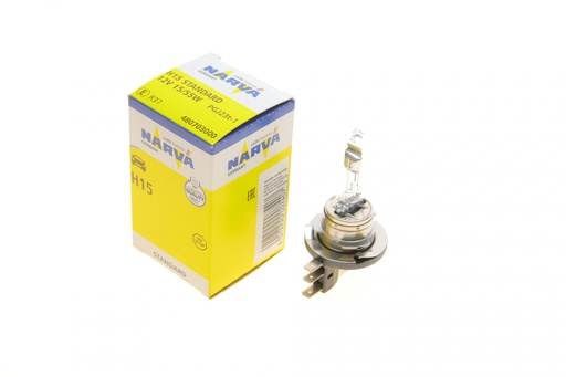 [480703000] Автолампа H15 12V 55/15W PGJ23T-1 Standard