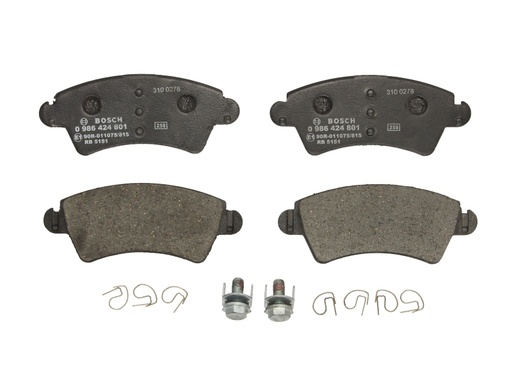 [0 986 424 801] Колодки тормозные (передние) Citroen Xsara 98-04/Peugeot 206 99-