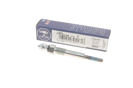 [0 250 202 085] Свічка розжарювання Opel Corsa/Kadett 1.5D/1.7D 90-
