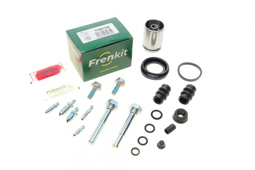 [738106] Ремкомплект супорта (заднього) VW Caddy 03- (d=38mm) (Lucas) (+поршень/направляюча)