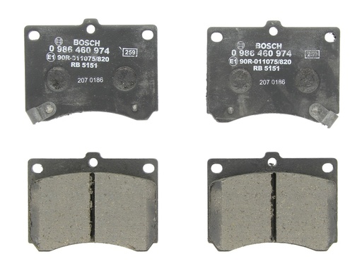 [0 986 460 974] Колодки гальмівні (передні) Mazda 323 89-98
