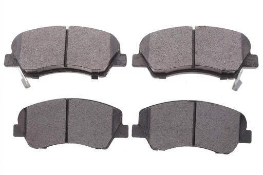 [58101H8A05] Комплект передніх гальмівних колодок (з шумопоглинаючою накладкою), HYUNDAI ACCENT IV, I20 ACTIVE, I20 II; KIA RIO III, RIO IV, STONIC 1.0-1.6D 11.10-