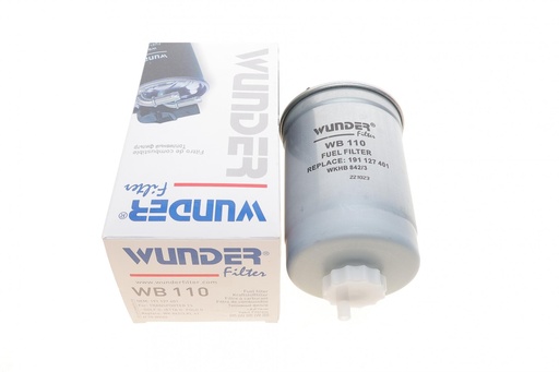 [WB 110] Фільтр паливний VW LT 2.4D/T3 1.6D/TD -88/Golf II -87 (без підігр.)