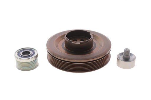 [17-1305KIT] (к-кт) Шків колінвалу + шків генератора BMW 1 (F20/F21)/X1 (F48) 14- B37 D15 A