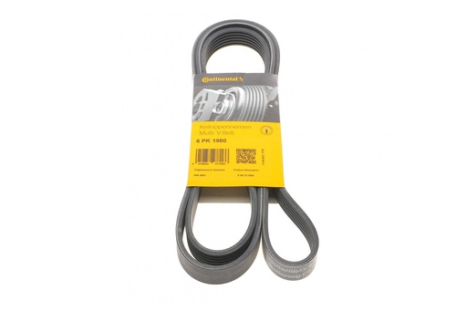 [6PK1980] Ремінь генератора MB OM601/602 (+PS)