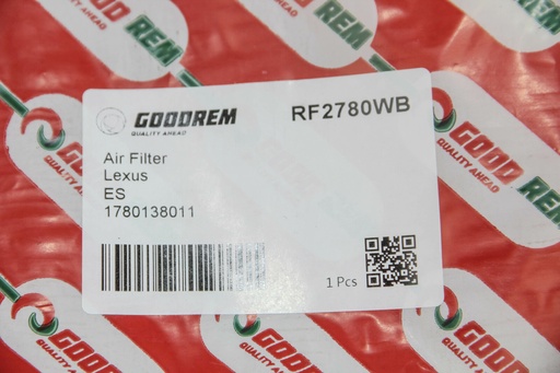 [RF2780WB] Фільтр повітряний Lexus ES 2.5 12-/LS 4.7/5.0 06-