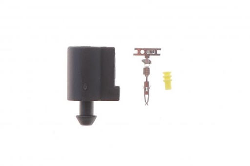 [412053] Роз'єм (фішка) датчика тиску оливи Audi/Skoda/VW (1 конт.) (1.5mm)