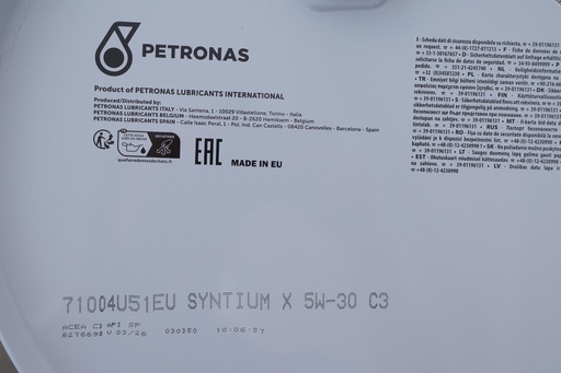 [71004U51EU] Олива 5W30 SYNTIUM X ACEA C3/API SP (60L) 