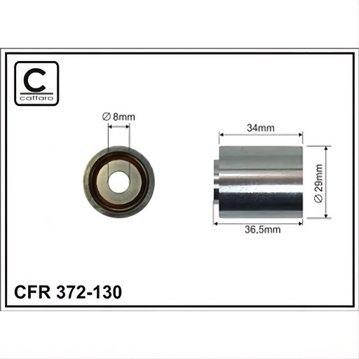 [372130] Ролик промежуточный ремень Hyundai Terracan, Kia Carnival I/II/III/K2900 2.9D 08.99- 29x8x34