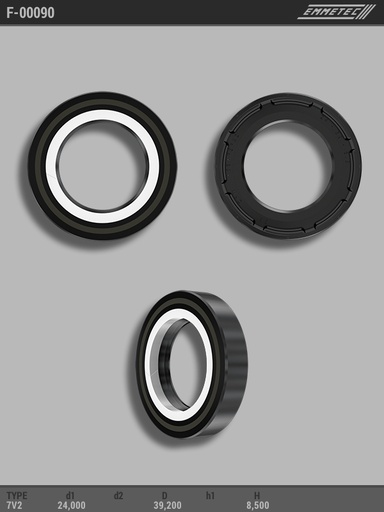 [F 00090] Сальник рулевой рейки (24,00/39,20*8,50)