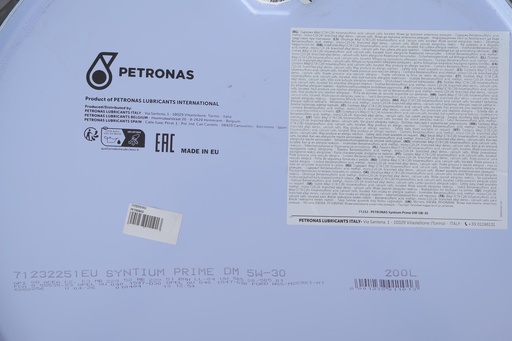 [71232251EU] Олива 5W30 SYNTIUM PRIME DM (200L) (MB 229.51/MB 229.52/VW 505.00/505.01/LL-04) заміна для 70957251EU