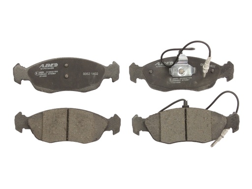 [C1P019ABE] Комплект тормозных колодок передние CITROEN XSARA PEUGEOT 106 II, 205 I, 205 II, 306 1.1-2.0 02.84-08.05