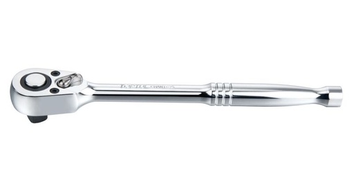 [CHAM0813] Тріскачка 1/4" 72 зубці (металева ручка) TOPTUL CHAM0813