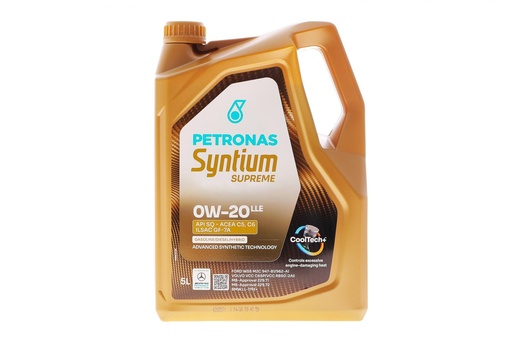 [71224M12EU] Олива 0W20 SYNTIUM SUPREME LLE (5L) (MB 229.71/MB 229.72) (API SQ (ILSAC GF-7A/ACEA C5/C6) заміна для 70716M12EU