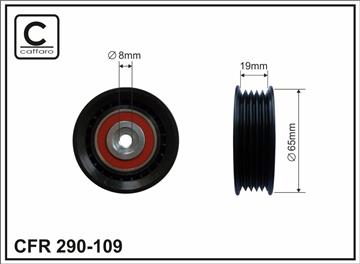 [290-109] 65x8x19,5 Ролик паска приводного DB Vaneo 1.7 CDI 02.02-