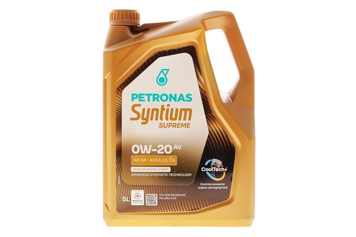 [71223M12EU] Олива 0W20 SYNTIUM SUPREME AV (5L) (Porsche C20/VW 508 00/509 00) (ACEA C5/C6) заміна для 70410M12EU