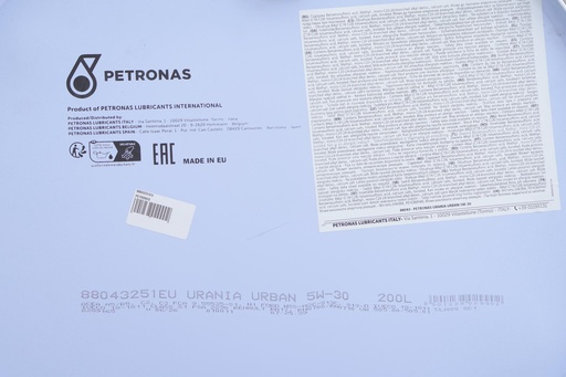 [88043251EU] Олива 5W30 URANIA URBAN (200L) (MB229.51/MB229.52/Renault RN17/VW 505.00/505.01/VECO 18-1811 SC1)