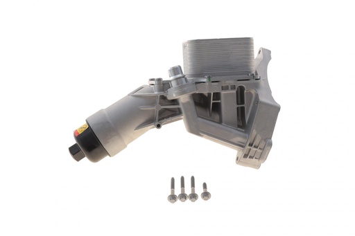 [809512401] Корпус фільтра масляного (з радіатором) BMW 2 (F22/F87)/X3 (G01/F97)/X5 (F15/F85) 15- (B48/B38/B46) (алюміній)