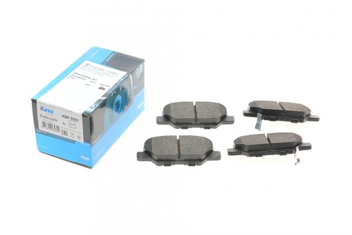 [KBP-5551] Колодки гальмівні (задні) Mitsubishi Outlander III/Mazda 6 12- (Akebono)