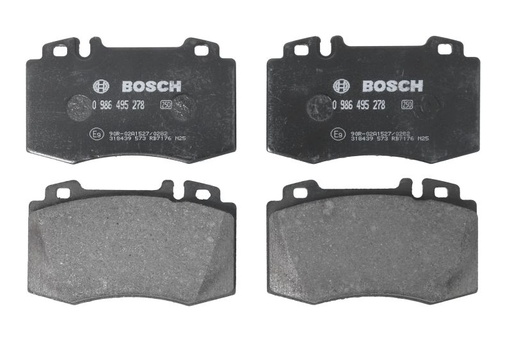 [0 986 495 278] Колодки тормозные (передние) MB C-class (W203) 02-08/M-class (W163) 98-05/S-class (W220/W221) 98-13
