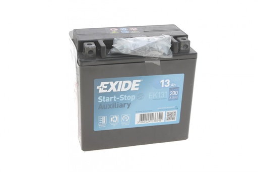 [EK131] Аккумуляторная батарея 13Ah/200A (150x90x145/+L) (Start-Stop/вспомогательная)