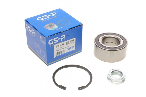 [GK3584] Підшипник маточини (передньої) Citroen Berlingo 1.6i/1.6HDi 08- (42х82х36) (+ABS)