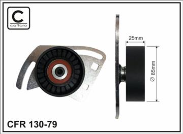 [13079] Натяжний механізм поліклинового ремня Citroen BX, Peugeot 405/Visa 1.8D/1.9D 09.83-12.94   85x10x29