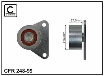 [24899] Натяжний механізм ремня ГРМ Volvo 850/960/C30/C70 I/II/S40 I/II/S60 I/S70/S80 I/II/V40/V50/V70 I/II/III/XC60/XC70/XC90 I 1.6-2.9 08.90-   53x18x27