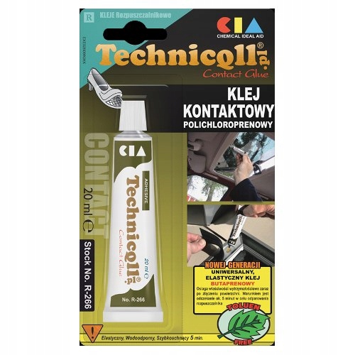 [R-266] Клей поліхлоропреновий універсальний контактний еластичний 20ml тюбик